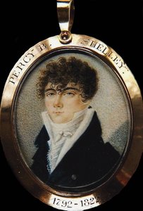 Portrét básníka Percy Bysshe Shelley 1792-1822, cca 1825 od Unbekannt