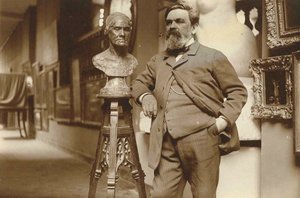 Portrét sochaře Alfreda Bouchera 1850-1934, 10. léta 20. století. od Unbekannt