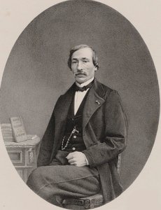 Portrét houslisty a skladatele Delphina Alarda 1815-1888, 1870. od Unbekannt