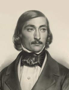 Portrét houslisty a skladatele Delphina Alarda 1815-1888, c. 1840. od Unbekannt