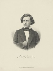 Portrét houslisty a skladatele Josepha Joachima 1831-1907, cca 1855. od Unbekannt