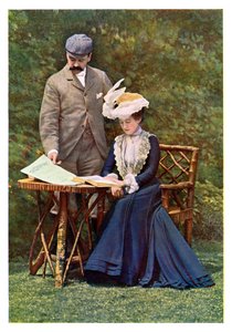 Portrét ve třech barvách, 1901 od Unbekannt