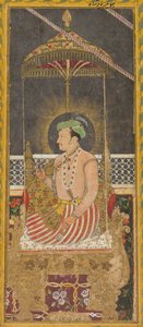 Posmrtný portrét císaře Jahangir pod baldachýnem, c. 1650. od Unbekannt