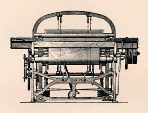 Pohled zepředu Power Loom, 1836, 1904 od Unbekannt