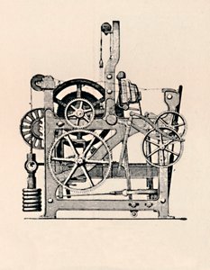 Boční pohled na Power Loom, 1836, 1904 od Unbekannt