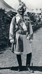 Pratap Singh 1845-1922, důstojník britské indické armády a maharádža, 1914 od Unbekannt