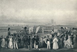 Představení nových barev 93. Highlanders, 7. října 1834, 1834 1909 od Unbekannt