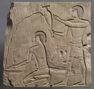 Kněží provádějící pohřební obřady, c. 667-647 před naším letopočtem. od Unbekannt