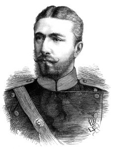 Princ Alexander z Battenbergu, první princ moderního Bulharska, 19. století od Unbekannt
