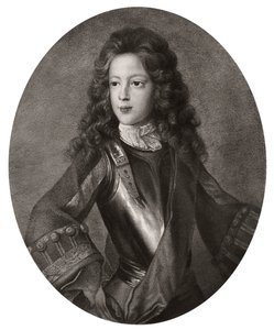 Princ James Francis Edward Stuart, starý uchazeč, c1700 1906 od Unbekannt