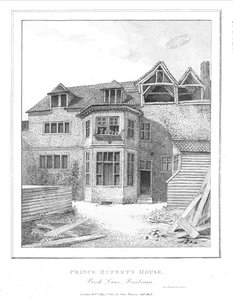 Prince Ruperts House, Beech Lane, Barbican, 1800 od Unbekannt