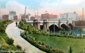 Princes Bridge, Melbourne, Austrálie, 1912 od Unbekannt