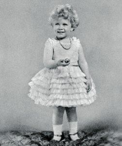 Princezna Alžběta ve věku dvou let v roce 1928, 1937 od Unbekannt