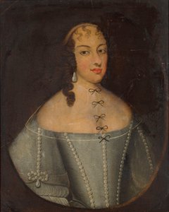 Princezna Margaret Yolande Savojská 1635-1663, vévodkyně z Parmy, 17. století. od Unbekannt