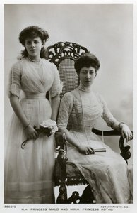 Princezna Maud a princezna Royal, c1907-c1910 od Unbekannt