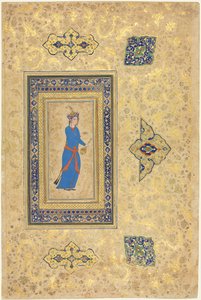 Princezna s lahví vína a šálkem recto, c. 1550-1600. od Unbekannt