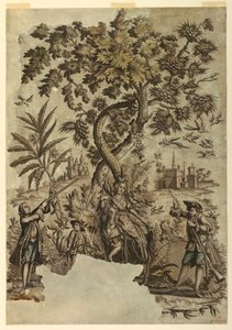Tisk, Lov ptáků, 1730–50 od Unbekannt