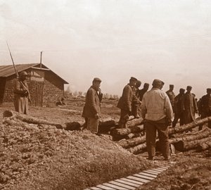 Vězni, Chalons, severní Francie, c1914-c1918 od Unbekannt
