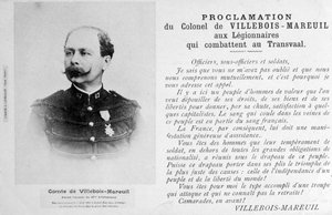 Provolání plukovníka Villebois-Mareuila, c1900 od Unbekannt