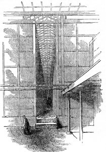 Výroba kyseliny sírové Oil of Vitriol nebo H2S04, 1844 od Unbekannt