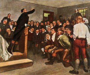 Profesor Steffens vyburcuje své publikum k boji za svobodu, 8. února 1813, 1936. od Unbekannt