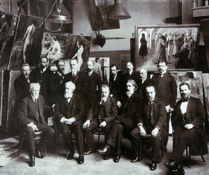 Profesoři Ruské akademie umění, 1913 od Unbekannt