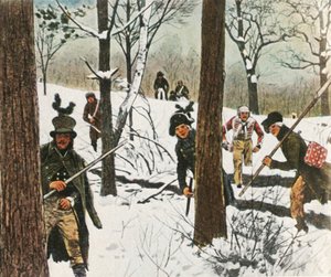 Pruští vojáci unikli francouzskému vězení, leden 1807, 1936. od Unbekannt