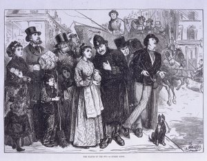 Veřejný svědek zatmění Slunce, Londýn, c1870 od Unbekannt