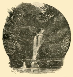 Pyrddin Falls, Vale of Neath, 1898. od Unbekannt