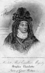 Královna Charlotte, královna choť George III Spojeného království, 1818 od Unbekannt