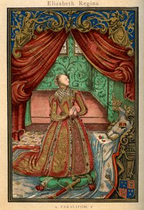 Královna Alžběta I. při modlitbě, 1569, 1893 od Unbekannt