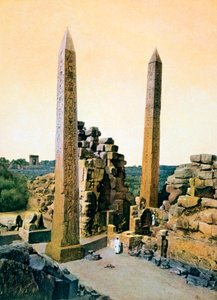 Obelisk královny Hatšepsut, Amonův chrám, Karnak, Luxor, Egypt, 20. století od Unbekannt