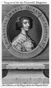 Královna Henrietta Maria, královna choť Karla I od Unbekannt