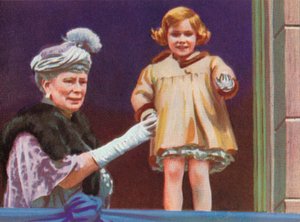 Queen Mary 1867-1953 a princezna Margaret 1930-2002 u příležitosti King George vs Silver J od Unbekannt