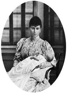Queen Mary s budoucím králem Edwardem VIII, c1894 od Unbekannt