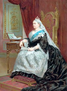 Královna Viktorie 1819-1901 v době jejího zlatého jubilea, 1887 od Unbekannt