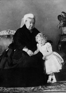 Královna Viktorie a Edward VIII, c1898 1936 od Unbekannt