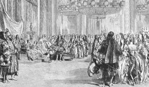 Ples restaurování kostýmů královny Viktorie v Buckinghamském paláci, 6. června 1845, 1901. od Unbekannt