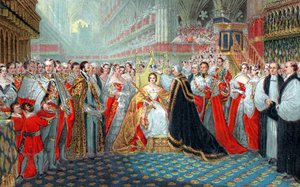 Korunovace královny Viktorie, 1837 1887 od Unbekannt