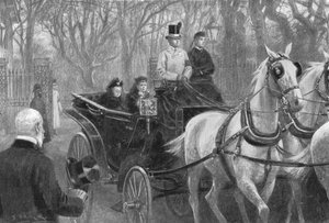 Poslední jízda Queen Victorias, Osborne, 15. ledna 1901. od Unbekannt