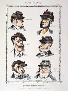 Několik obléhajících motyk, 1870-1871 od Unbekannt