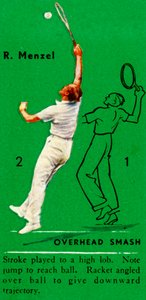 R. Menzel - Overhead Smash, c1935. od Unbekannt