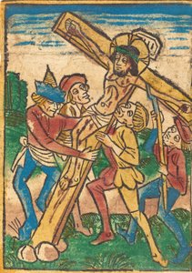 Vztyčení kříže, c. 1490. od Unbekannt