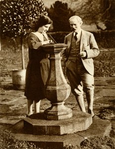 Ramsay MacDonald, první labouristický premiér, v Checkers se svou dcerou, 1924, 1935. od Unbekannt
