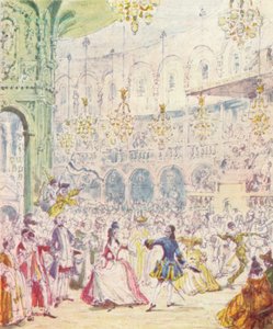 Randulph a Hilda tančí v rotundě v Ranelagh Gardens, 1842, 1903 od Unbekannt