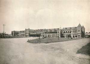 Nádraží Rangún, 1900. od Unbekannt