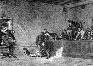 Krysí boj, rekreace Ludvíka XI. Francouzského, 1461-1483 1882-1884 od Unbekannt