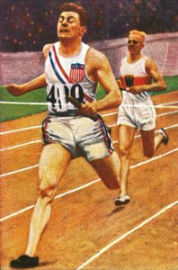 Ray Barbuti a Hermann Engelhard, štafeta 4 x 400 m, 1928. od Unbekannt