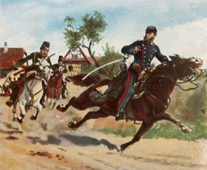 Průzkumná jízda hraběte Zeppelina na Schirlenhof, 26. července 1870, 1936. od Unbekannt