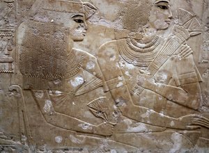 Reliéf z hrobky Ramose, Luxor, Egypt, 14. století před naším letopočtem od Unbekannt